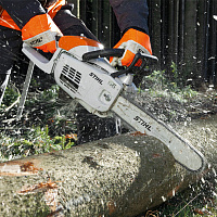 STIHL MS 201 C-M Бензопила STIHL, шина R 35см, цепь 63 PM 11452000183, Профессиональные бензопилы Штиль